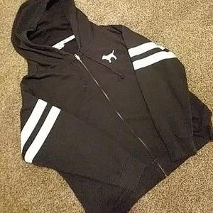 Vs Pink zip up sweater